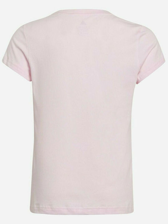 Παιδικό T-shirt Ροζ Essentials Two-Colored Big Logo