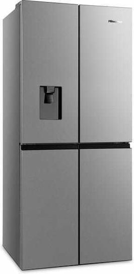 Hisense Ψυγείο Ντουλάπα 454lt Total NoFrost Υ181xΠ79.4xΒ70εκ. Inox RQ563N4SWI1