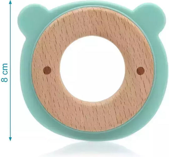 Kiokids Bear Beißring Zahnen Linderung aus Silikon für 3 m+