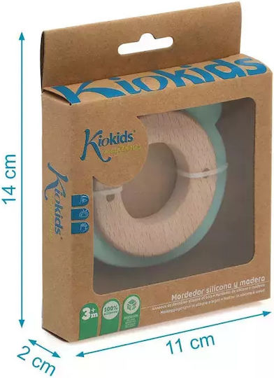 Kiokids Bear Beißring Zahnen Linderung aus Silikon für 3 m+