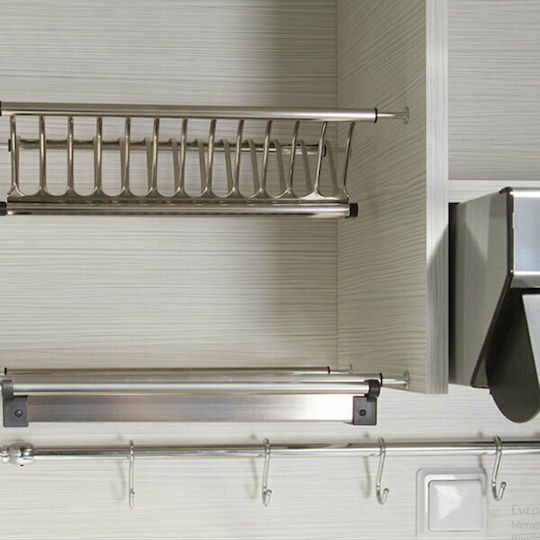 Silver KS125-FOU KS125-FOU-Roșu Bucătărie Mică cu Chiuvetă Stângă 125x65x209cm Roșie