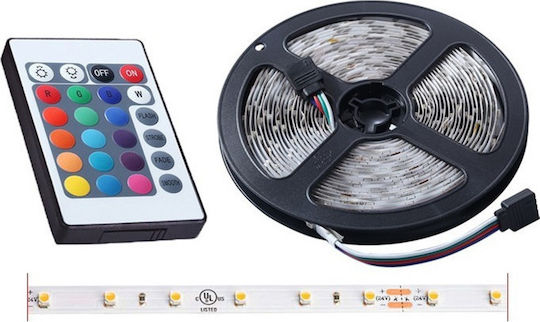 Smart Ταινία LED Rixme USB 5V RGB Φως 5m με Τροφοδοτικό