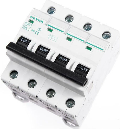 Geyer Automatic Circuit Breaker 50A Four-pole AC EA450C
