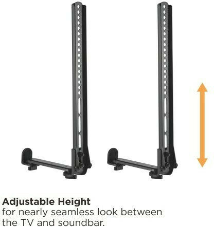 Reflecta Speaker Stands Wall Mounted SBH114 Set Of 2 Pieces In Black Colour