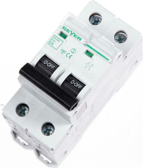 Geyer Siguranță automată 6A Bipolară AC EA206C