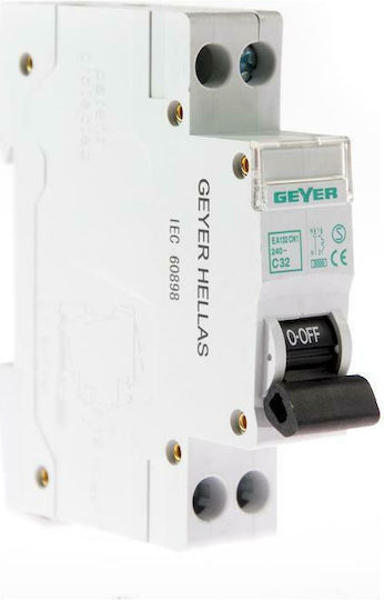 Geyer Αυτόματη Ασφάλεια 32A Διπολική AC EA132CN1