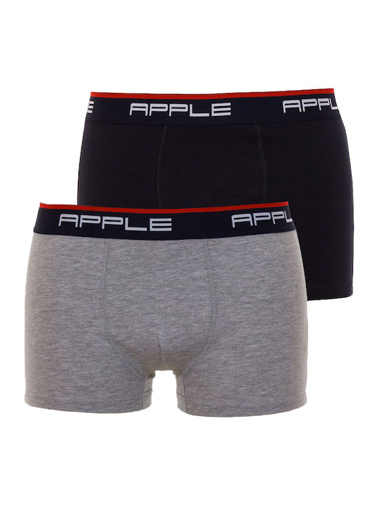 Apple Boxer Men's Boxers Dark Blue / Grey 2Pack