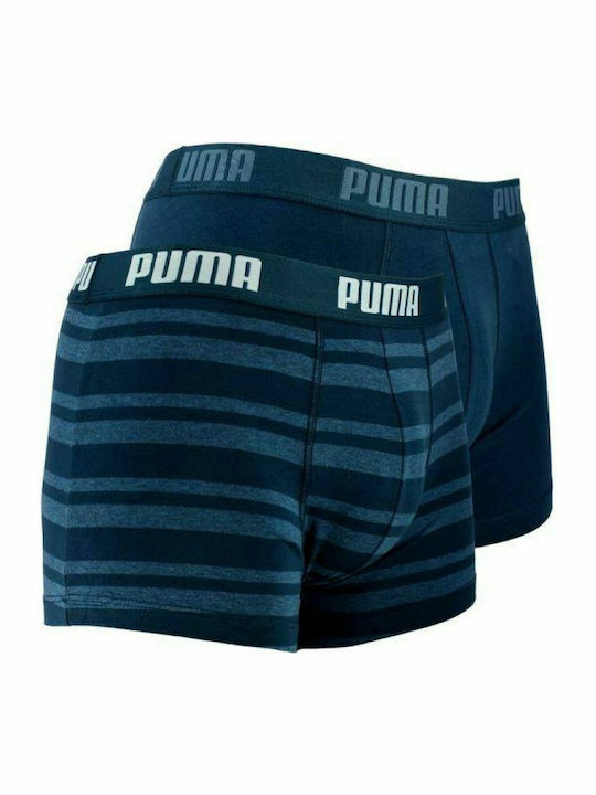 Puma Men's Printed Boxers Blue 2Pack