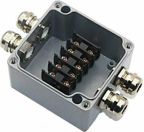 Optonica Elektrisches Gehäuse für Außenmontage Verzweigung Wasserdicht IP68 in Gray Farbe