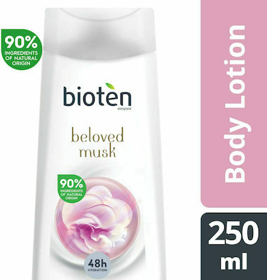 Bioten Beloved Musk Hidratantă Loțiune pentru Corp cu Aromă de Muscă Albă 250ml