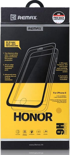 Remax Honor Tempered Glass Λευκό (iPhone 6 / 6S Plus)