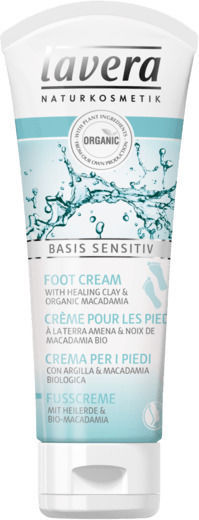 Lavera Basis Sensitiv Moisturizing Foot Cream 75ml