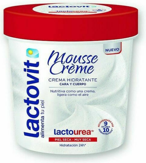 Lactovit Lactourea Ενυδατική Mousse Σώματος με Ουρία για Ξηρές/Πολύ Ξηρές Επιδερμίδες 250ml