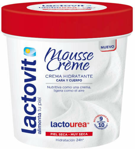 Lactovit Lactourea Ενυδατική Mousse Σώματος με Ουρία για Ξηρές/Πολύ Ξηρές Επιδερμίδες 250ml