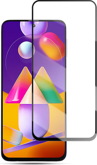 5D Full Glue Ceramic Tempered Glass Black (Galaxy M31s)