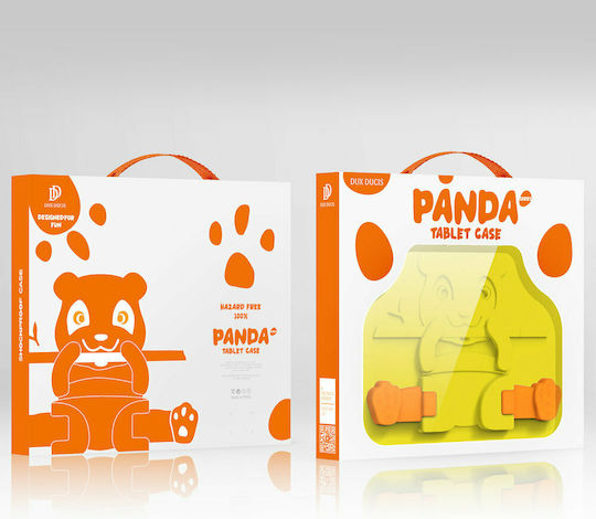 Dux Ducis Panda Umschlag Rückseite Für Kinder Gelbe iPad mini 2021 / mini 2024