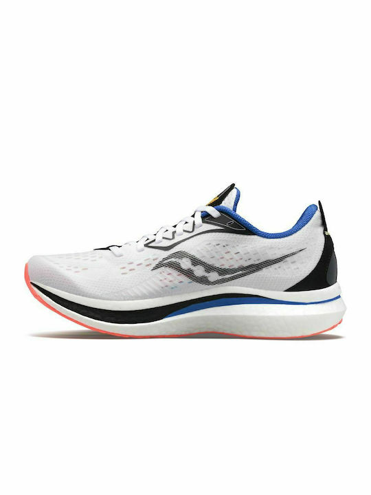 Saucony Endorphin Speed 2 Ανδρικά Αθλητικά Παπούτσια Running Λευκά