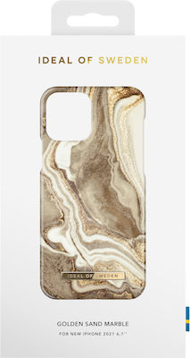 iDeal Of Sweden Printed Plastic Back Cover Golden Sand Marble (iPhone 13 Pro)