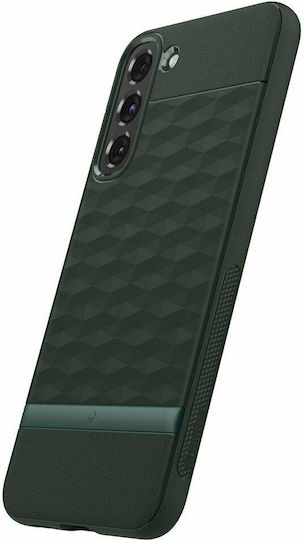 Caseology Parallax Back Cover Plastic / Silicone Midnight Green (Galaxy S22+)