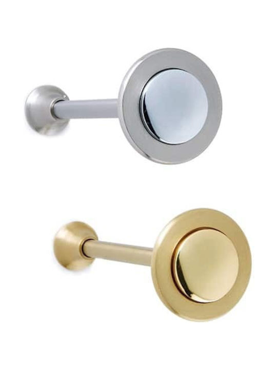 Anartisi A6 Holdback Wall made of Metal Gold Satin 1pcs