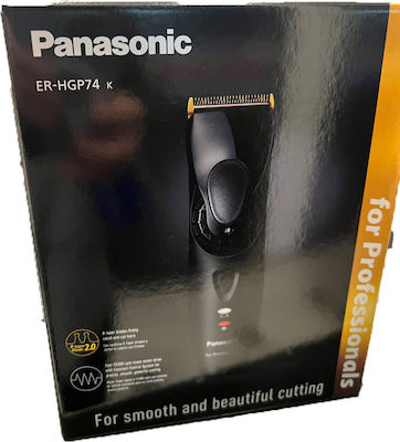 Panasonic ER-HGP74 Επαναφορτιζόμενη Κουρευτική Μηχανή Μαύρη