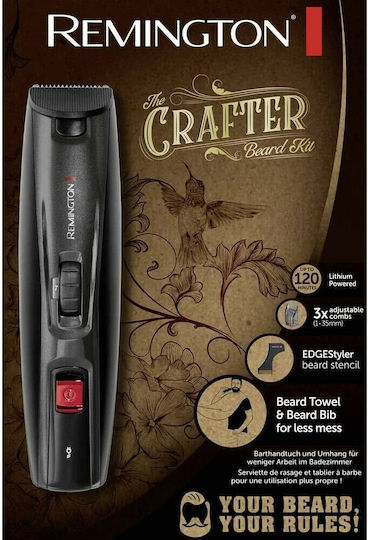 Remington Επαναφορτιζόμενη Κουρευτική Μηχανή Μαύρη MB4050