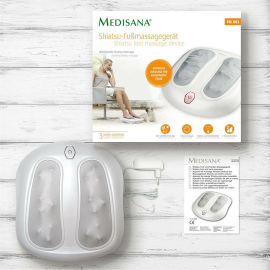 Medisana FM 883 Massage Device Shiatsu for the Legs White