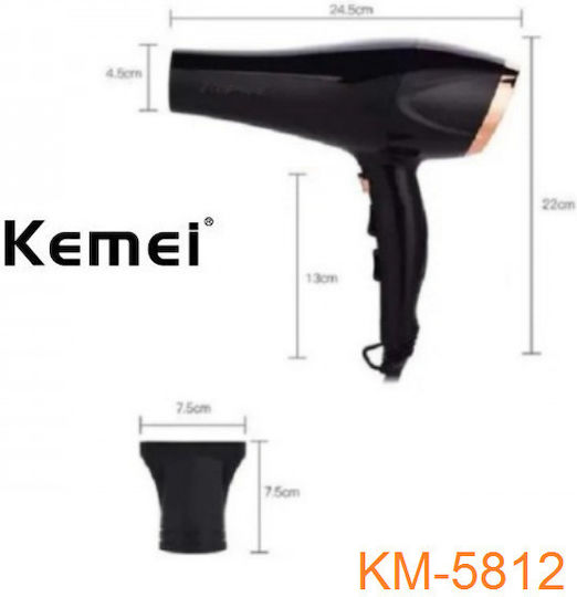 Kemei Professionell Haartrockner 3500W