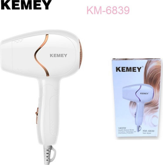 Kemei Travel Hair Dryer 1800W KM-6839