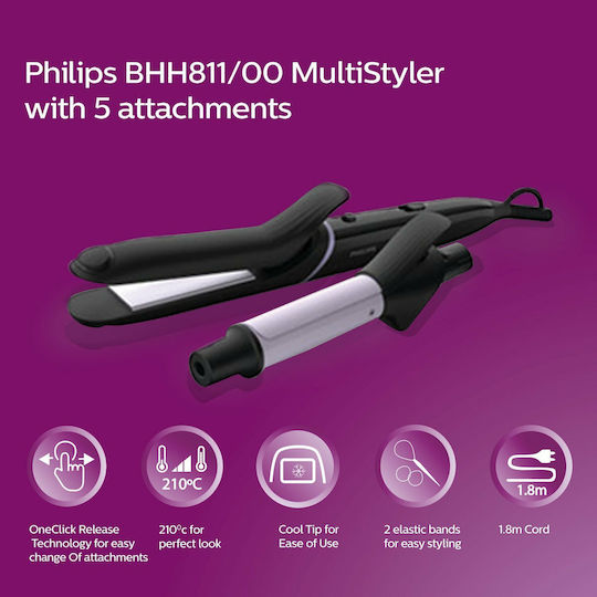 Philips Hair Curling Iron 80mm 20W BHH811/00
