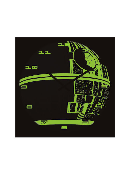 Pyramid International Star Wars Death Star Ρολόι Τοίχου Πλαστικό Γκρι Ø10cm