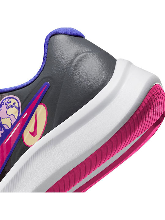Star Runner Star Runner 3 Kids Sports Shoes Running with Laces Black