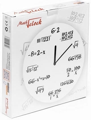 Gadget Master Wall Clock Plastic White Ø30cm