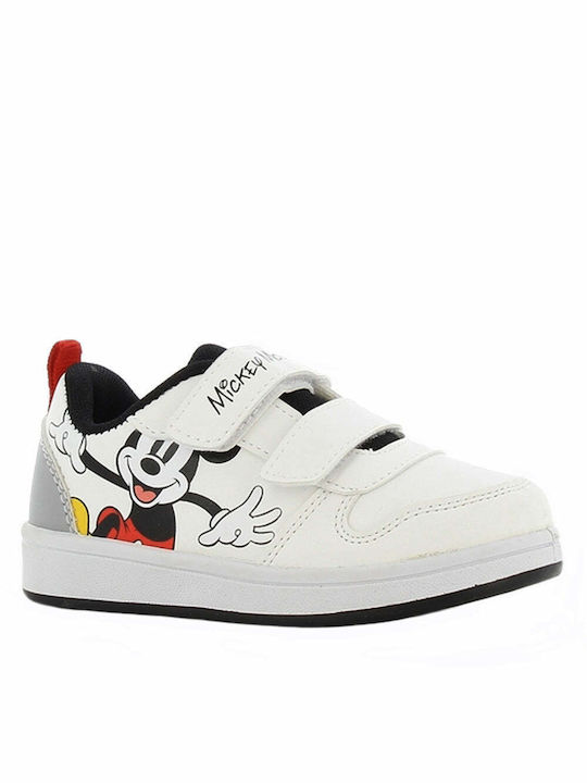 Disney Παιδικά Sneakers με Σκρατς Λευκά