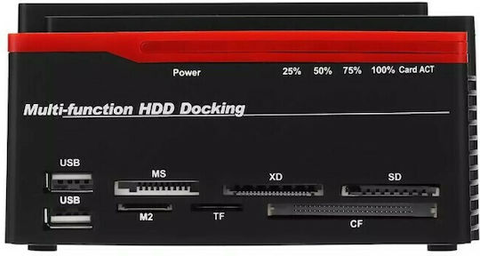 Andowl AN-Q-HD50 Dockingstation für 2 Festplatten SATA 2.5" / 3.5" mit USB 2.0 Verbindung (Q-HD50)