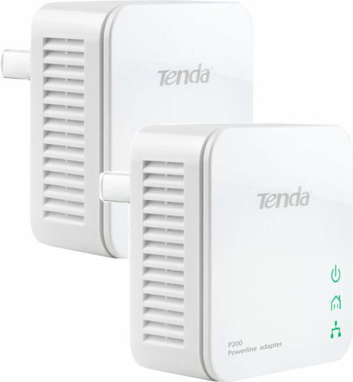 Tenda P200 Powerline Dual Kit Wired and Ethernet Port