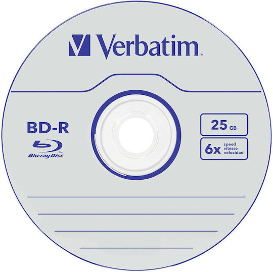 Verbatim Εγγράψιμα BD-R 6x 25GB 5τμχ