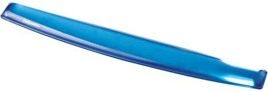 Fellowes Crystal Gel Keyboard Wrist Rest Στήριγμα Καρπού για Πληκτρολόγιο Μπλε