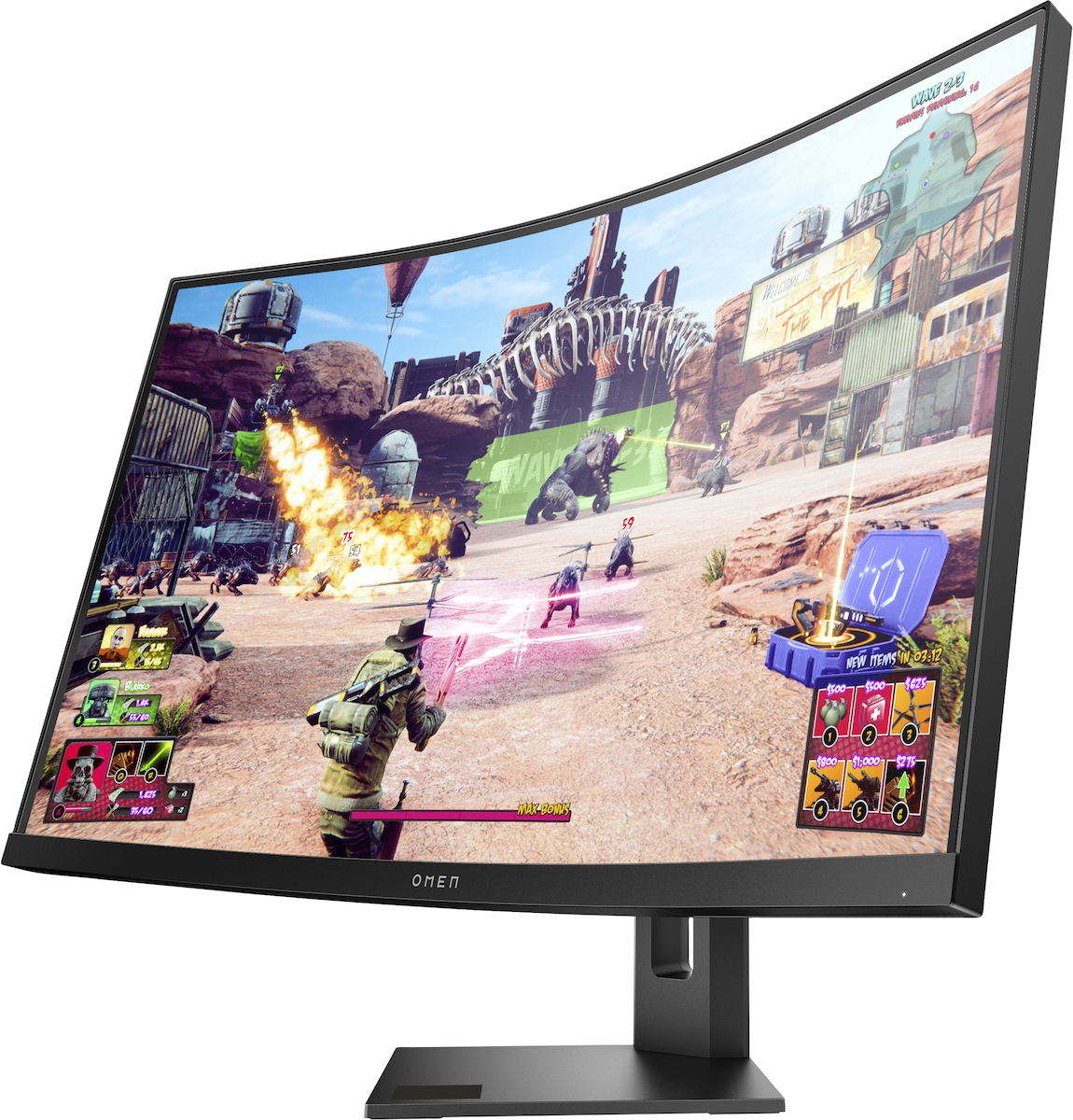 Hp Omen 27c Va Hdr Curved Monitor 27 Qhd 2560x1440 240hz με χρόνο