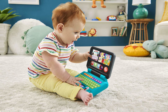 Fisher Price Baby Laptop-Tablet Play Learn - Educational Laptop with Sounds for 6+ Months