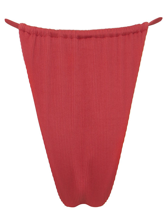 Calypso Bikini Brasilien mit Schnürchen Burgundisch