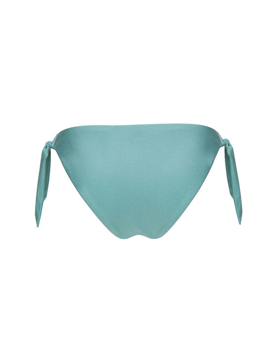 Pretty Me Daphne Bikini Alunecare cu Șnururi Mint Green