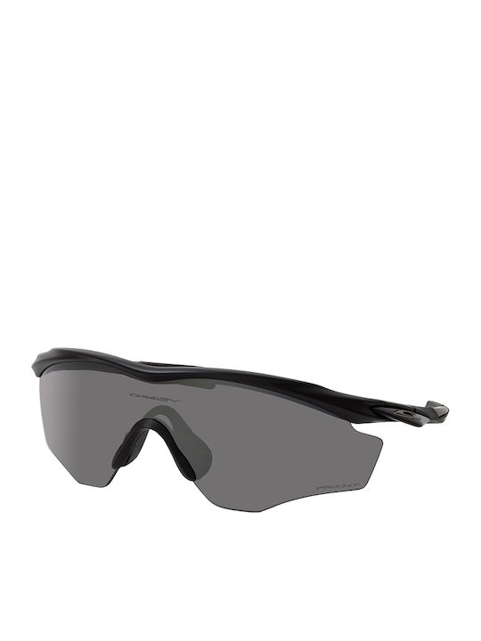 Oakley M2 Frame XL Мъжки Слънчеви Очилa с Черна Пластмасова Рамка и Черен Поляризиран Стъкло OO9343-19