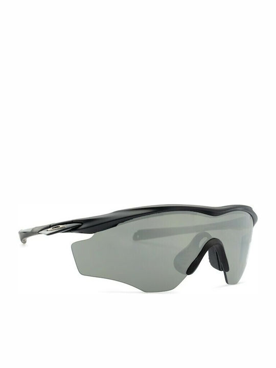 Oakley M2 Frame XL Мъжки Слънчеви Очилa с Черна Пластмасова Рамка и Черен Поляризиран Стъкло OO9343-19
