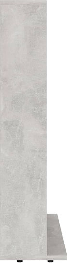 vidaXL Floor Standing Case Grey of Concrete 102x23x89.5cm