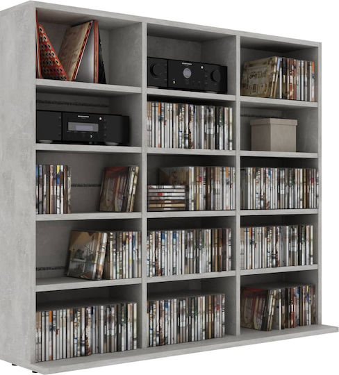 vidaXL Floor Standing Case Grey of Concrete 102x23x89.5cm