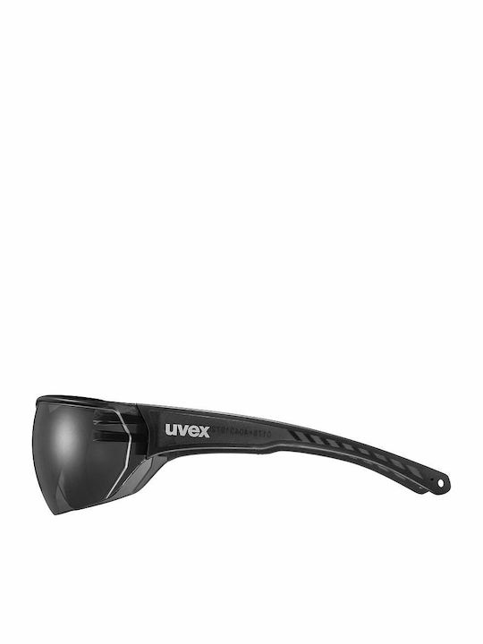 Uvex Sportstyle 204 Men's Sunglasses with Black Plastic Frame and Gray Lens S5305252110