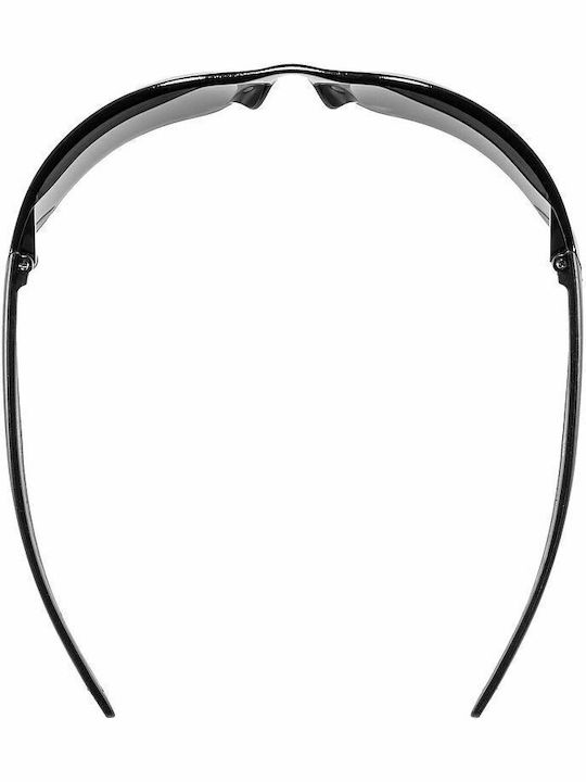 Uvex Sportstyle 204 Men's Sunglasses with Black Plastic Frame and Gray Lens S5305252110