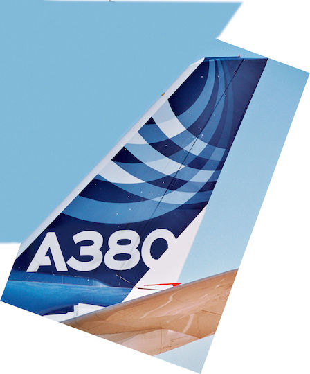 Revell Planes Series Airbus A380 "New Livery" Static Airplane Model 1:144 50.4x55.5cm 163pcs