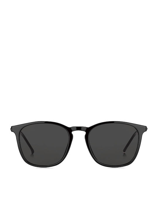 Tommy Hilfiger Men's Sunglasses With Black Frame And Grey Lens TH1764/S 807/IR